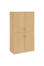 N 4 - 84D kancelářská skříň, 4-dveřová, 1450x800x400, javor horský